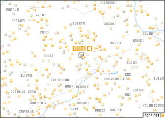 map of Ðurići