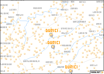 map of Ðurići