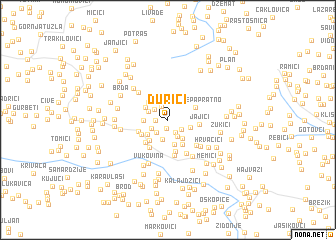 map of Ðurići