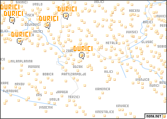 map of Ðurići