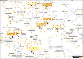 map of Ðurići