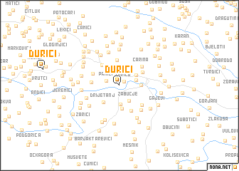 map of Ðurići