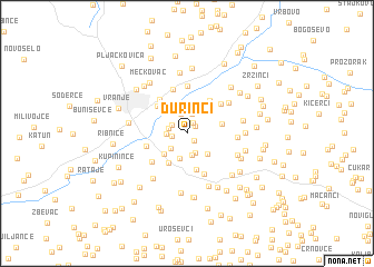 map of Ðurinci