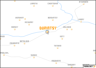 map of Durintsy