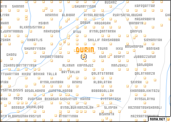 map of Dūrīn