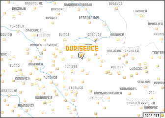 map of Ðuriševce
