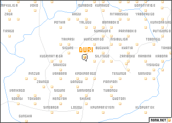 map of Duri