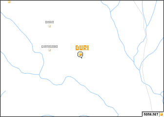 map of Duri