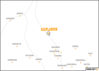 map of Durjana