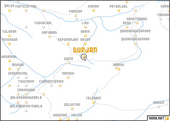 map of Dūrjan