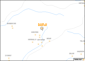 map of Durji