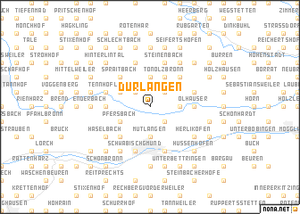 map of Durlangen