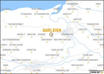 map of Durleigh