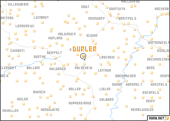 map of Dürler