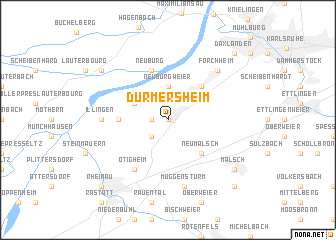 map of Durmersheim