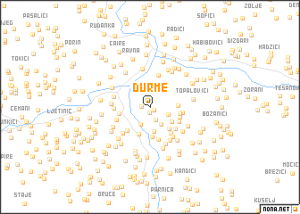 map of Durme