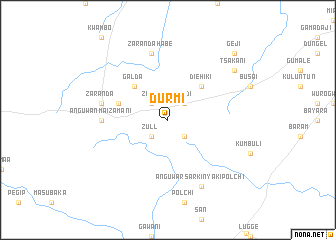 map of Durmi