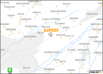 map of Dŭrmon