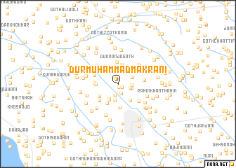 map of Dur Muhammad Makrāni