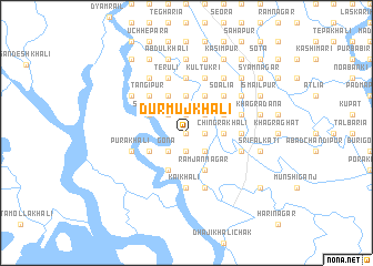 map of Durmujkhāli