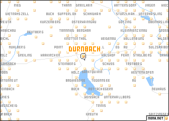 map of Dürnbach