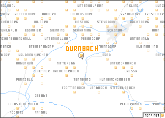 map of Dürnbach