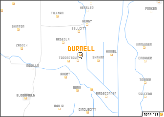 map of Durnell