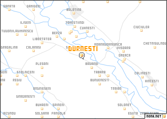 map of Durneşti