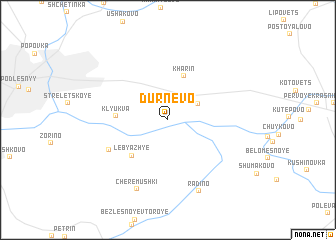 map of Durnëvo