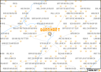 map of Dürnhart