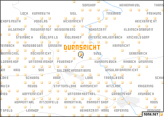 map of Dürnsricht