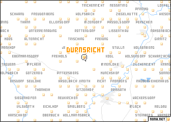 map of Dürnsricht