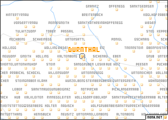 map of Dürnthal
