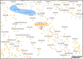 map of Ðurovići