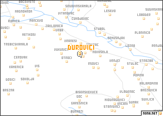 map of Ðurovići