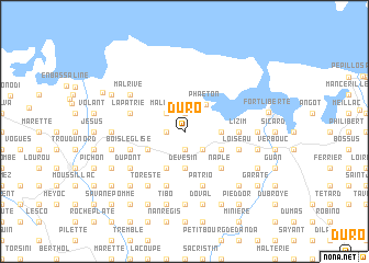 map of Duro