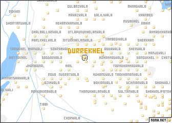 map of Durre Khel