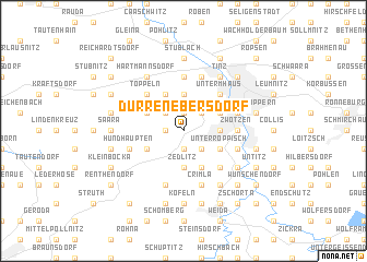 map of Dürrenebersdorf