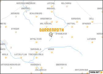 map of Dürrenroth