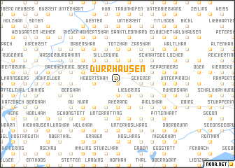 map of Durrhausen