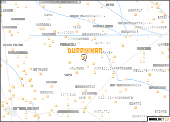 map of Durri Khān