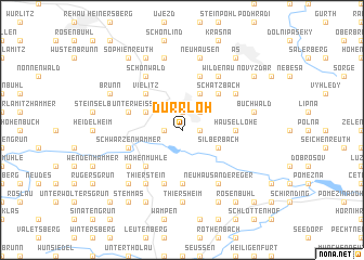 map of Dürrloh