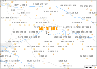 map of Dürrmenz