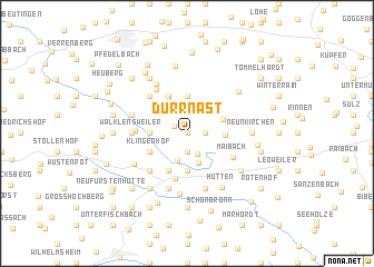 map of Dürrnast