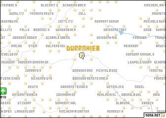 map of Dürrnhieb