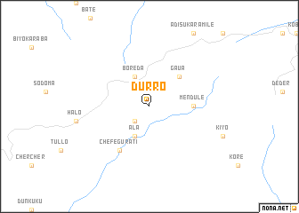 map of Durro