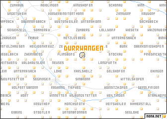 map of Dürrwangen