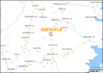 map of Durséifla