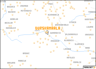 map of Durska Maala