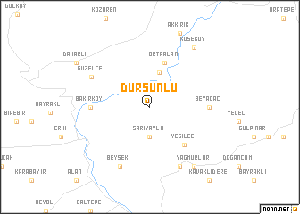 map of Dursunlu